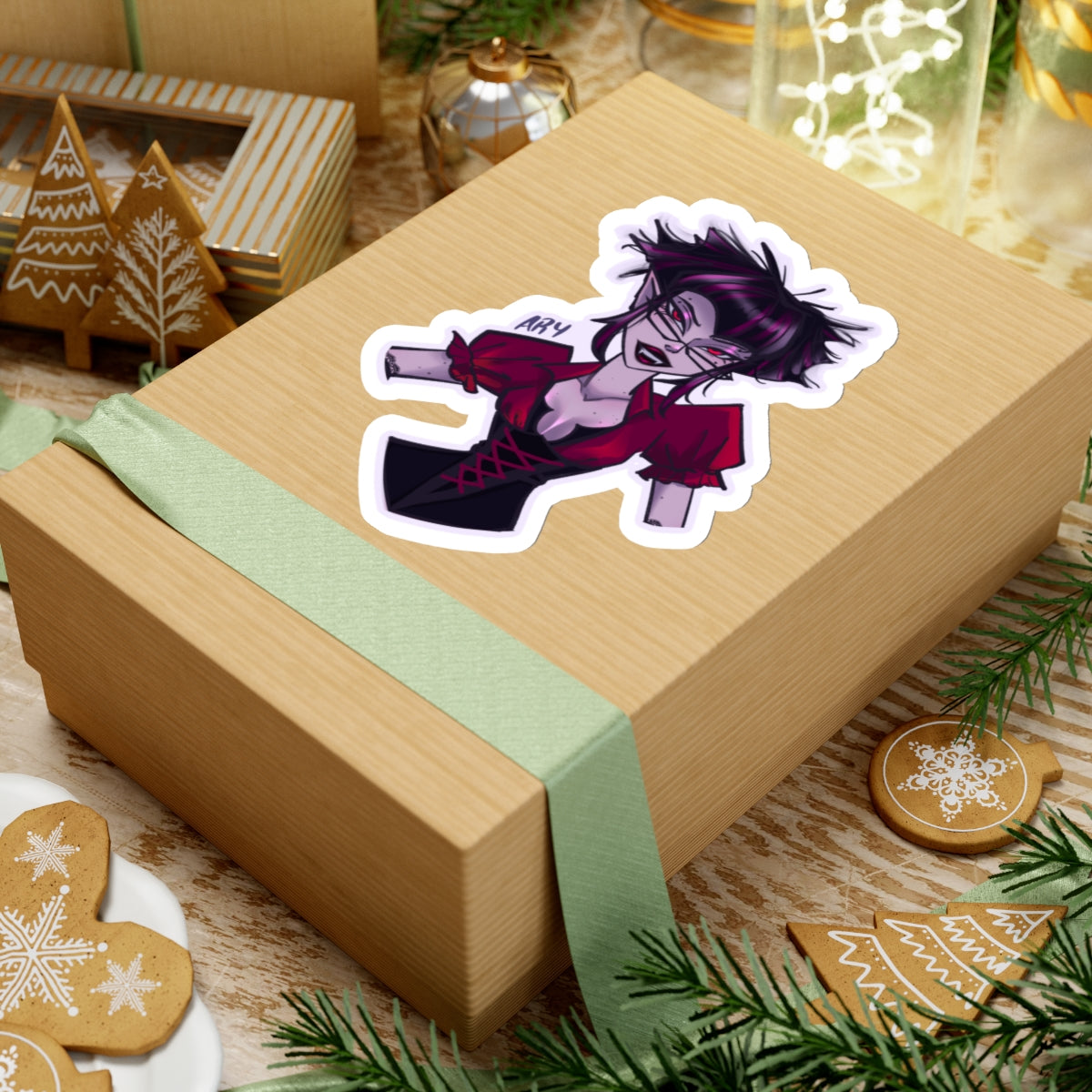 GORY FANGTELL FANART STICKER