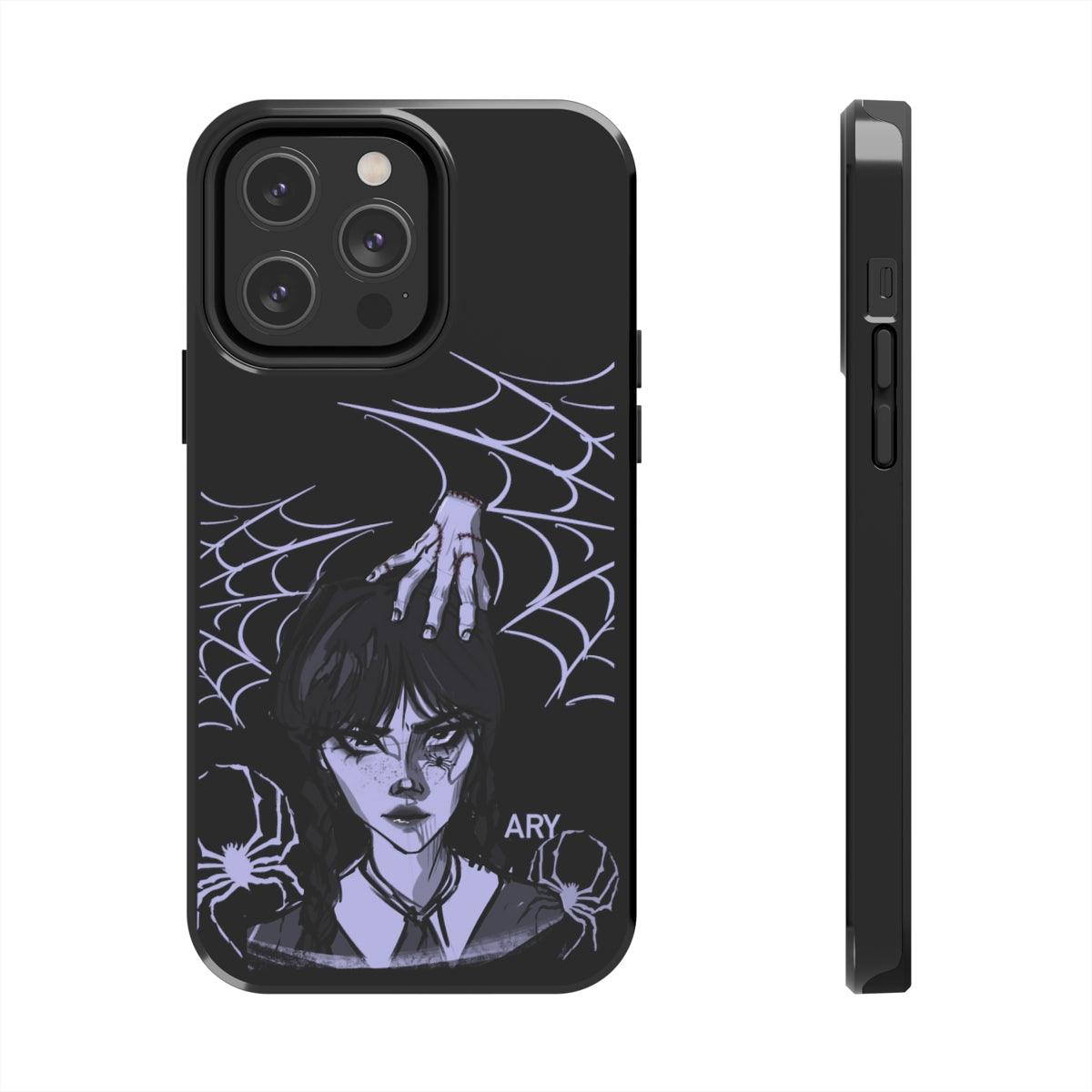 Wednesday and Thing (Estuches para teléfonos resistentes, Case-Mate)