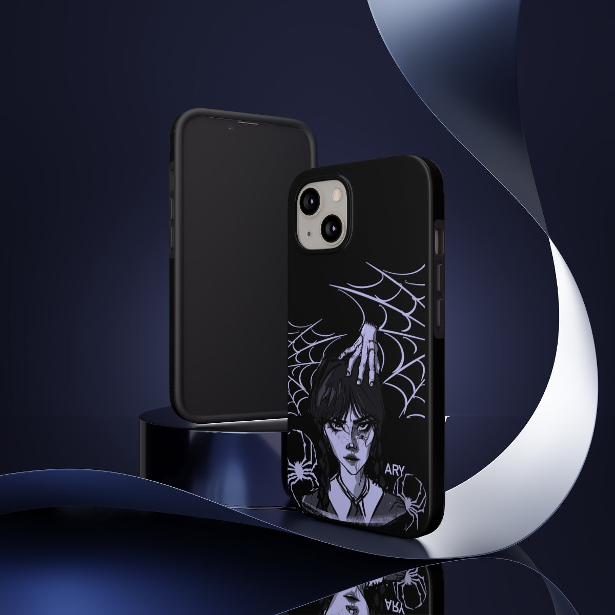 Wednesday and Thing (Estuches para teléfonos resistentes, Case-Mate)