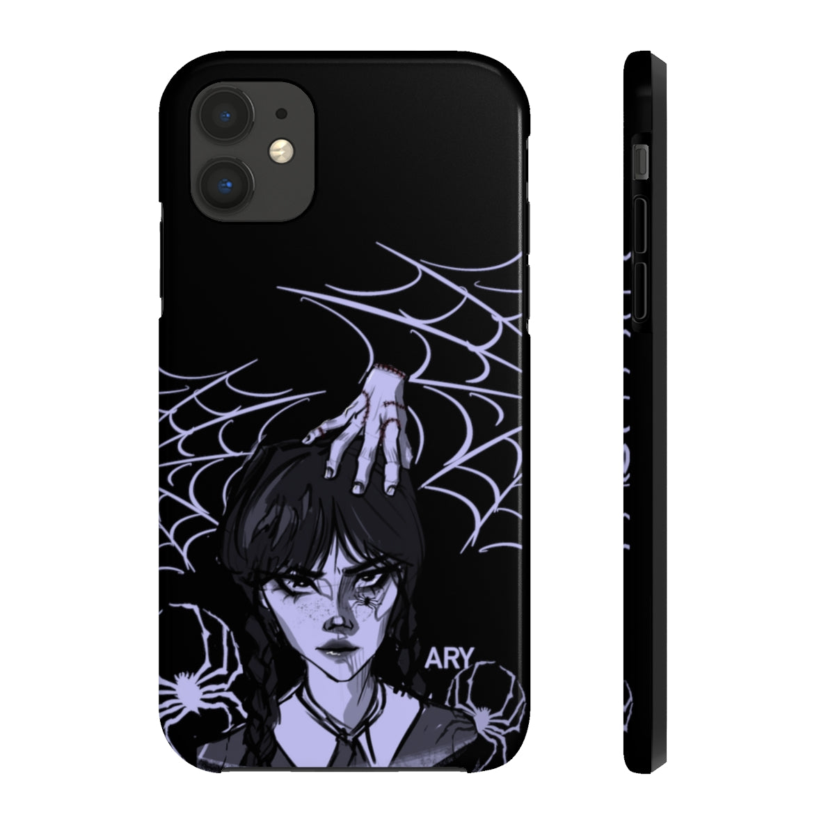 Wednesday and Thing (Estuches para teléfonos resistentes, Case-Mate)