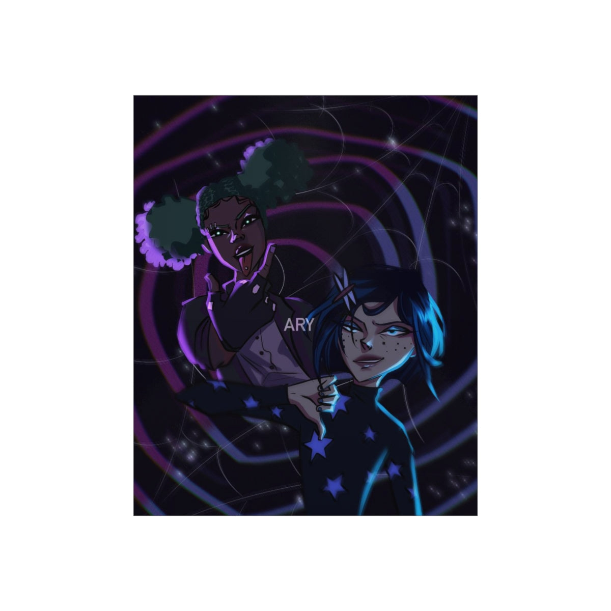 Fanart de Kat y Coraline