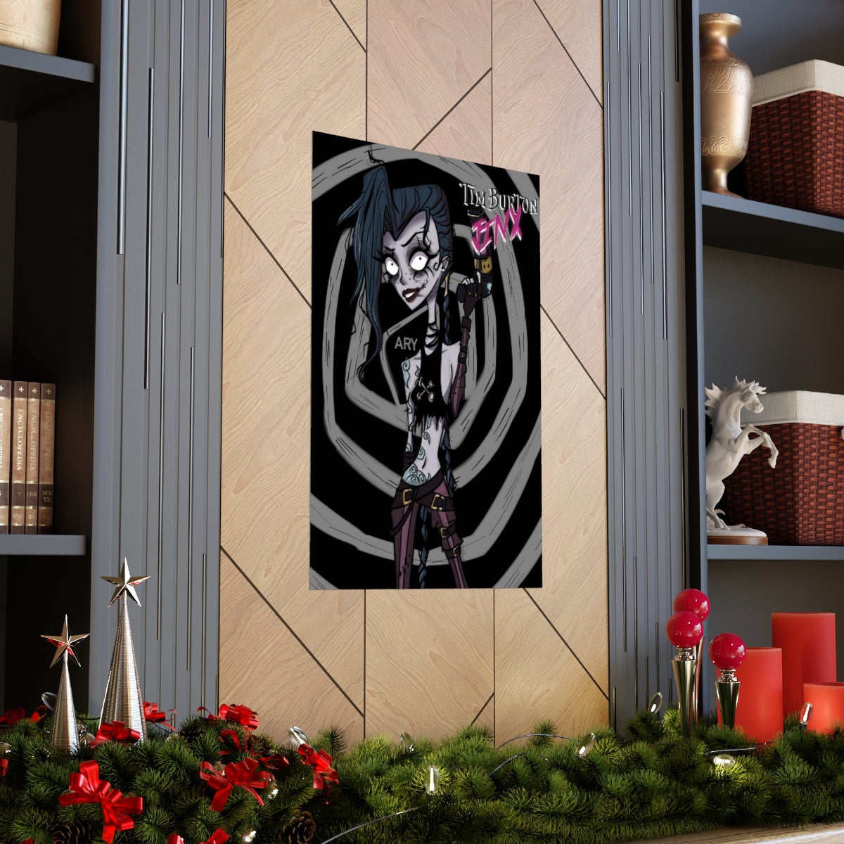 Jinx X Tim Burton Fanart