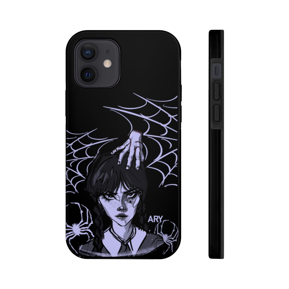 Wednesday and Thing (Estuches para teléfonos resistentes, Case-Mate)