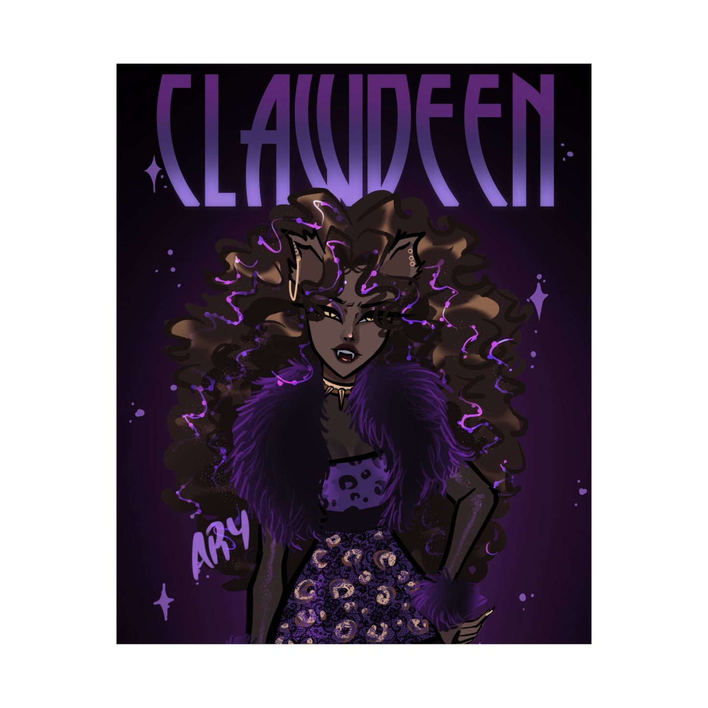 CLAWDEEN FANART darkmode