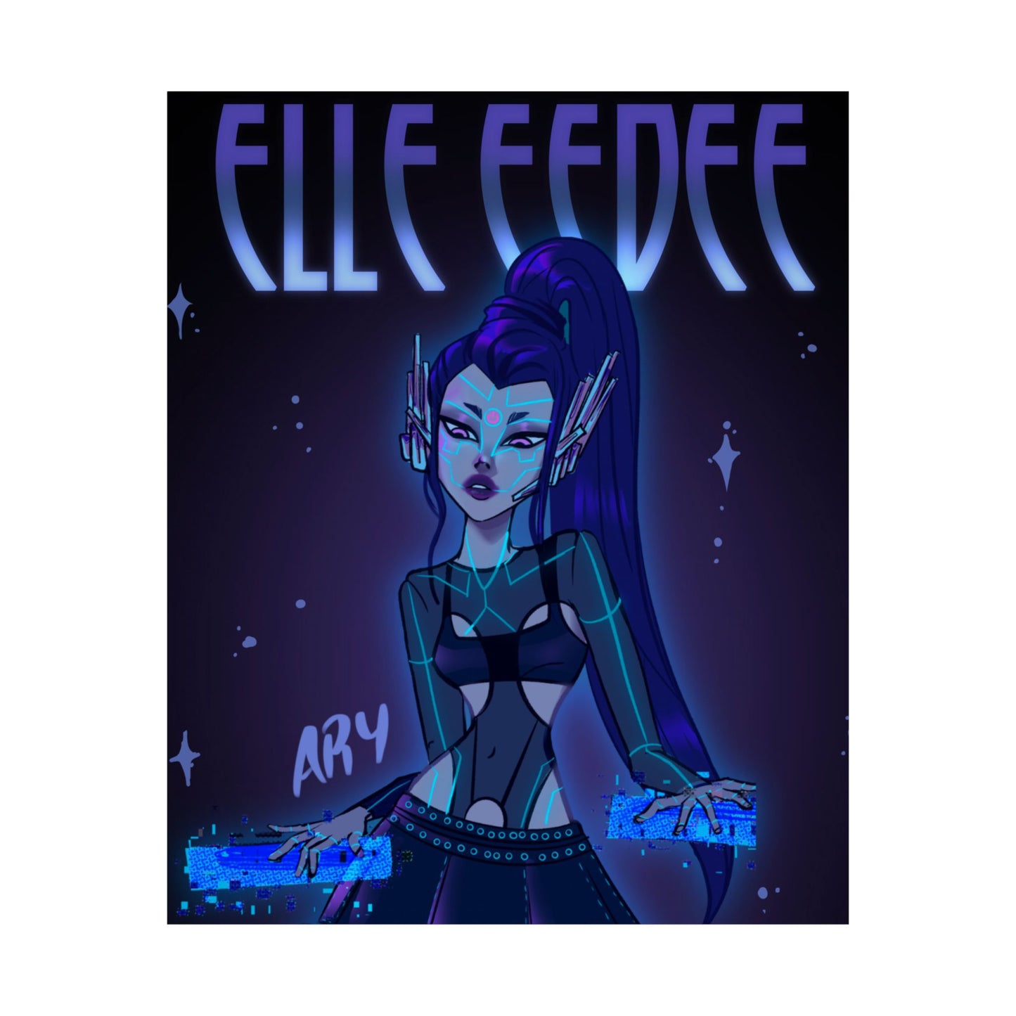 ELLE EEDEE FANART darkmode