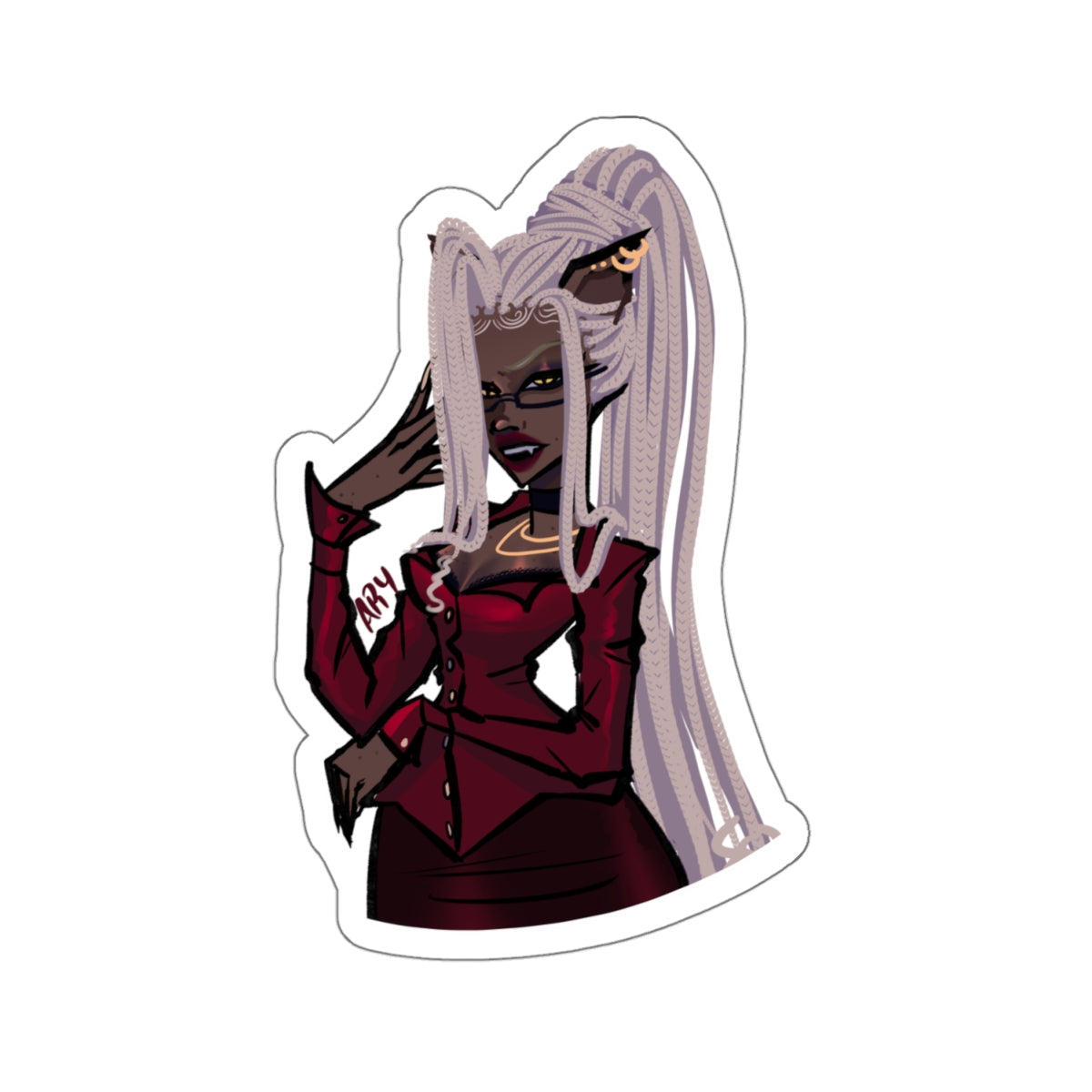 CLAUDIA FANART STICKER