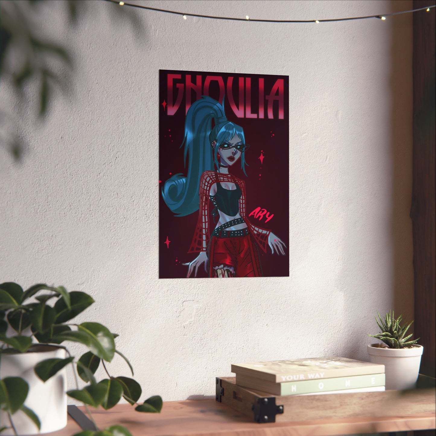 GHOULIA FANART darkmode