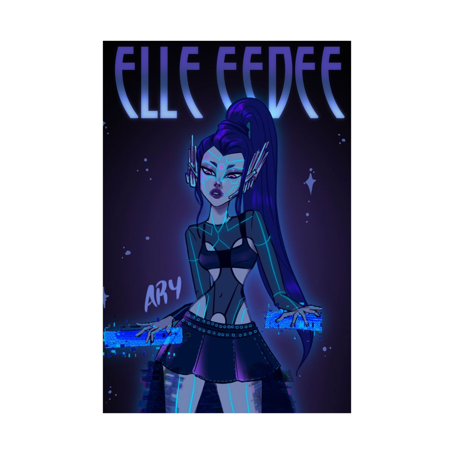 ELLE EEDEE FANART darkmode