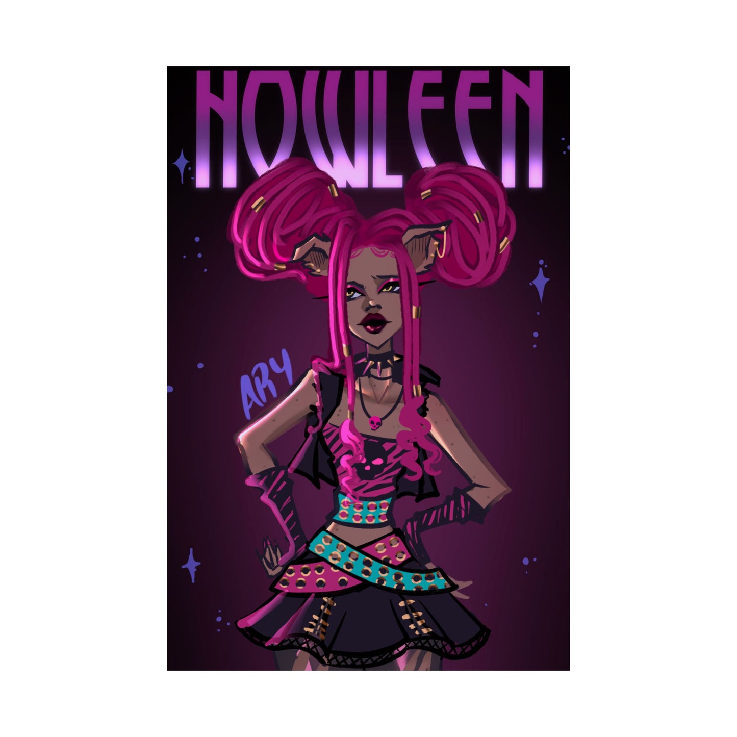 HOWLEEN FANART darkmode