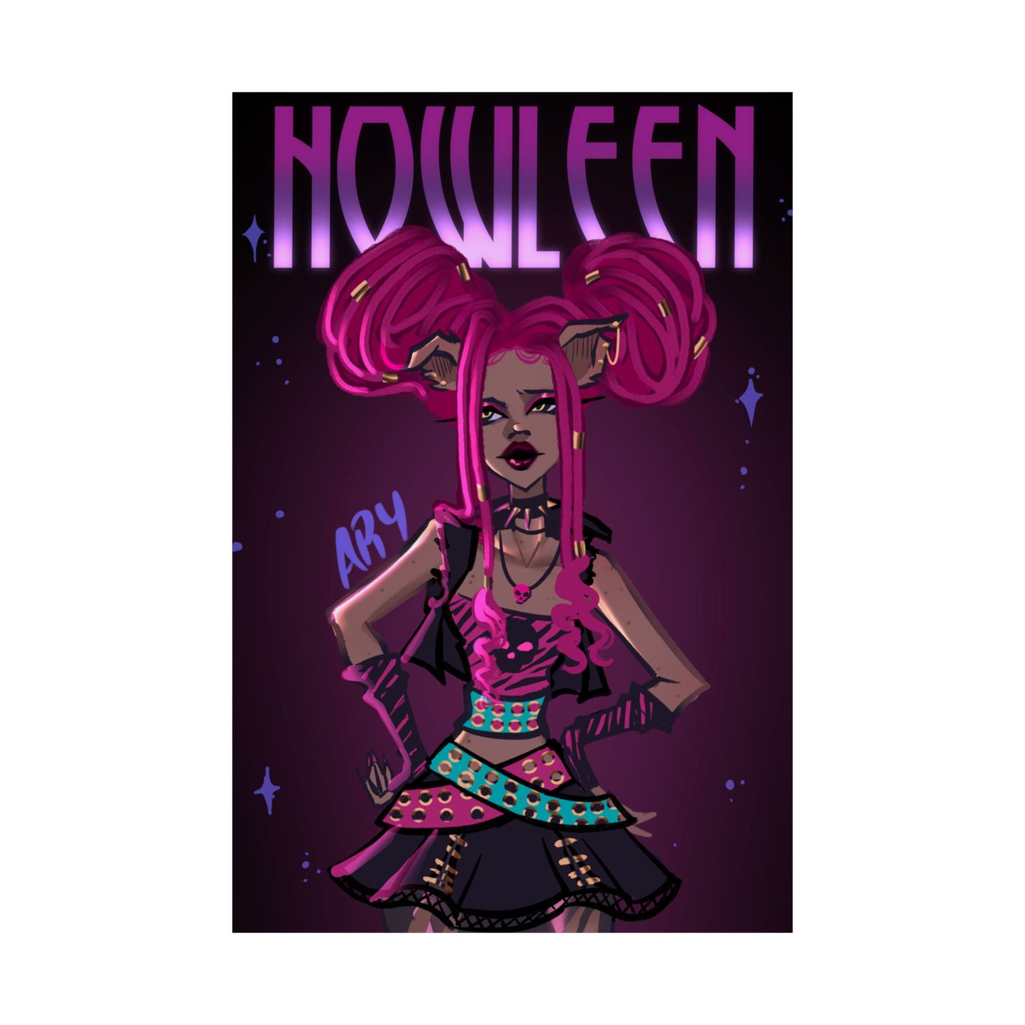 HOWLEEN FANART darkmode