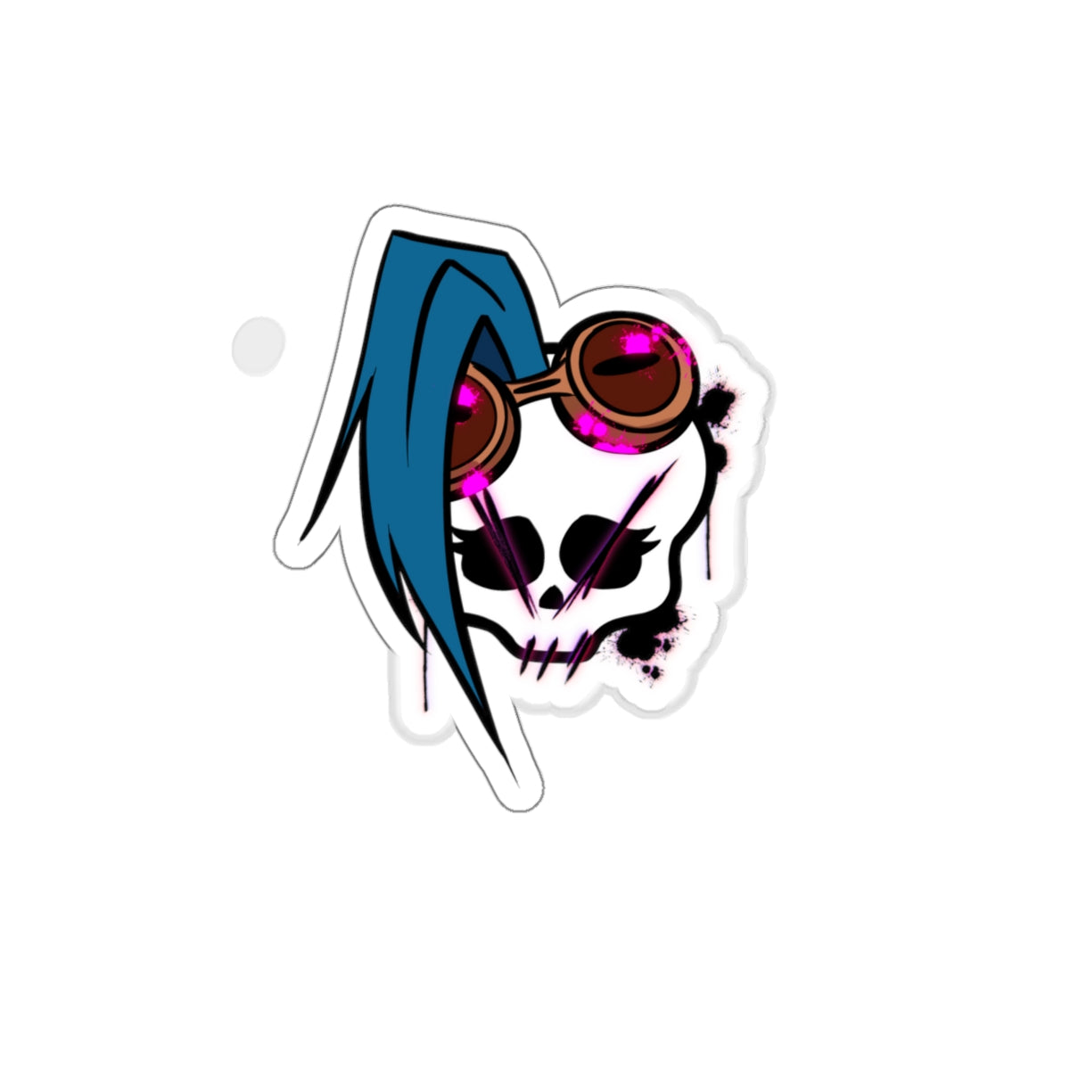 Jinx x Monster High Skullette Sticker