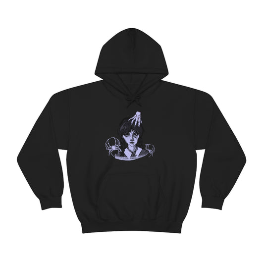 Wednesday and Thing (Unisex Heavy Blend™ Hooded Sweatshirt)