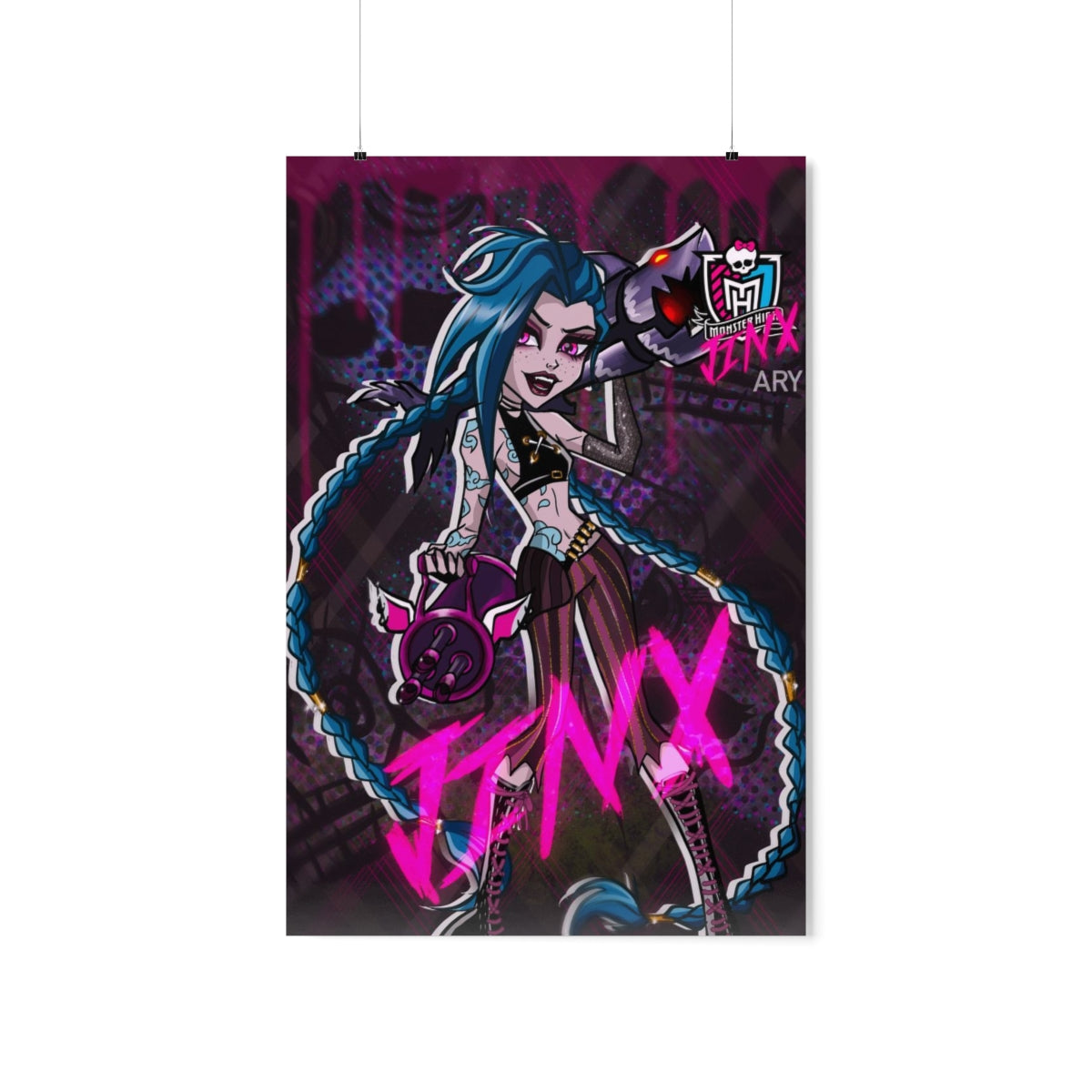 Jinx X Monster High Fanart