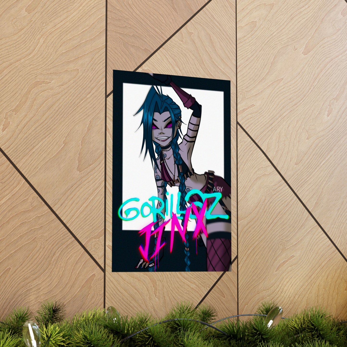 Jinx X Gorillaz Fanart