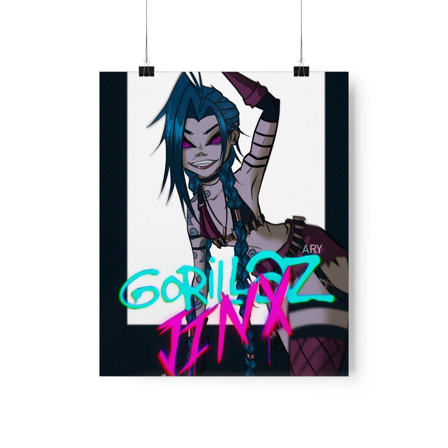 Jinx X Gorillaz Fanart