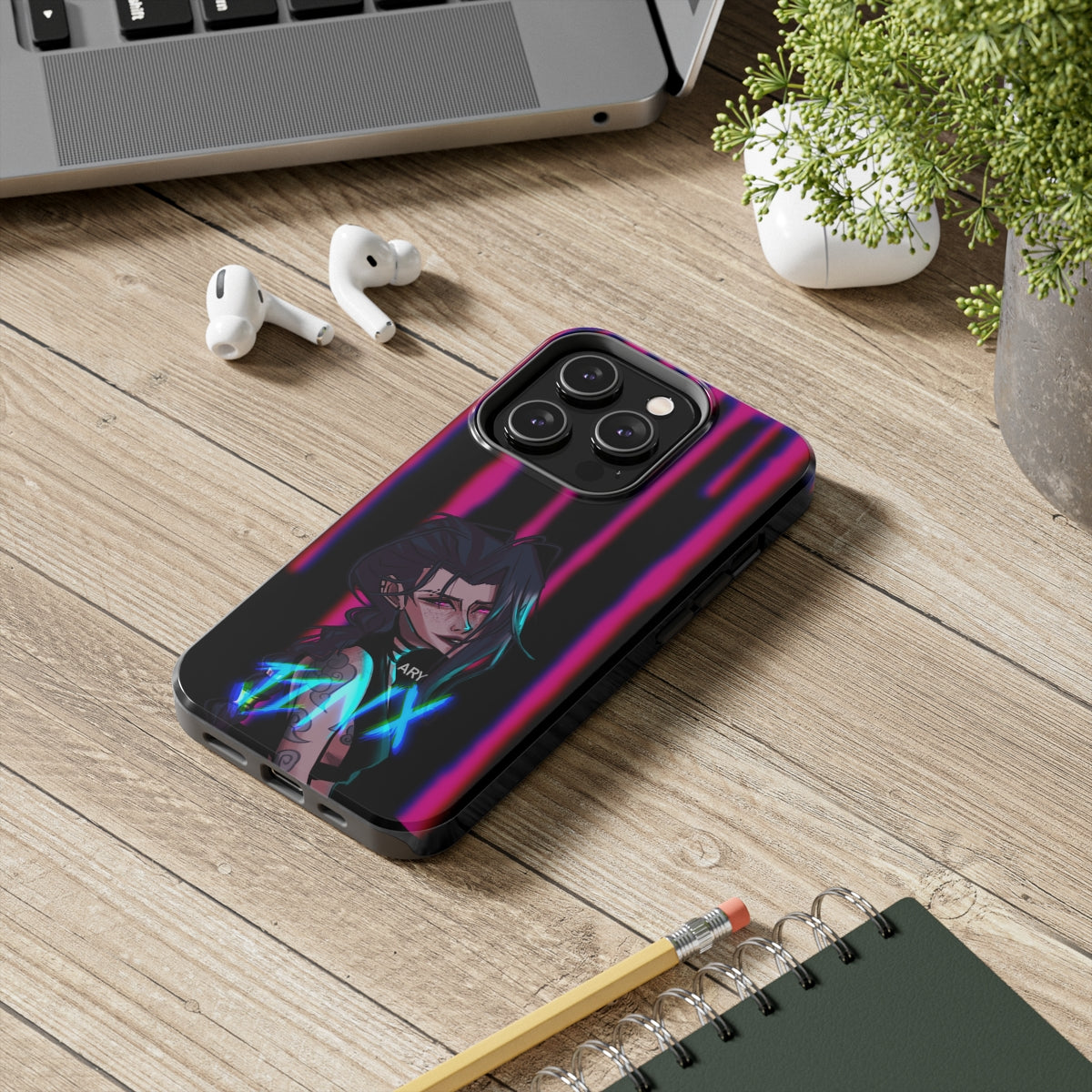 Jinx Fanart (Tough Phone Cases, Case-Mate)