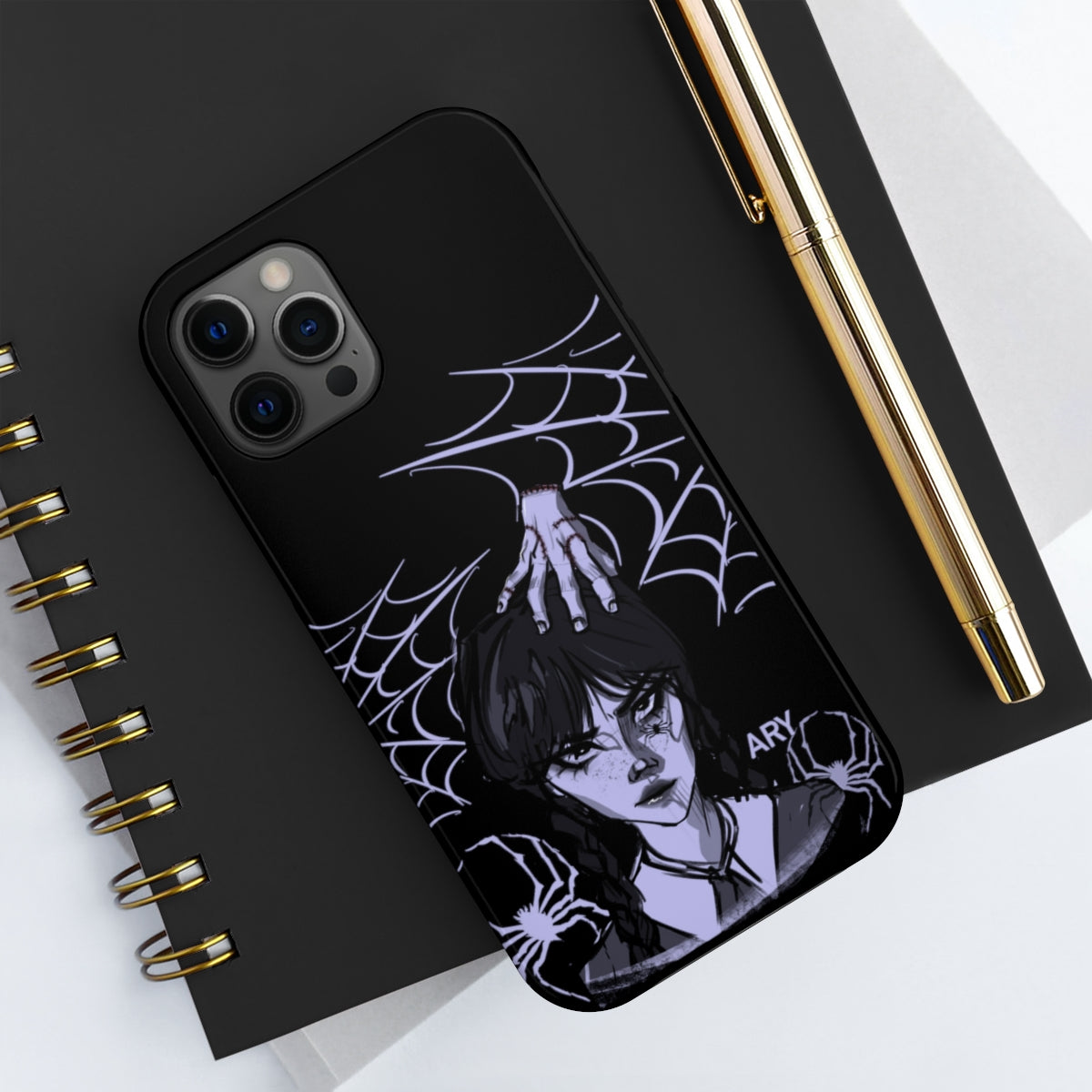 Wednesday and Thing (Tough Phone Cases, Case-Mate)