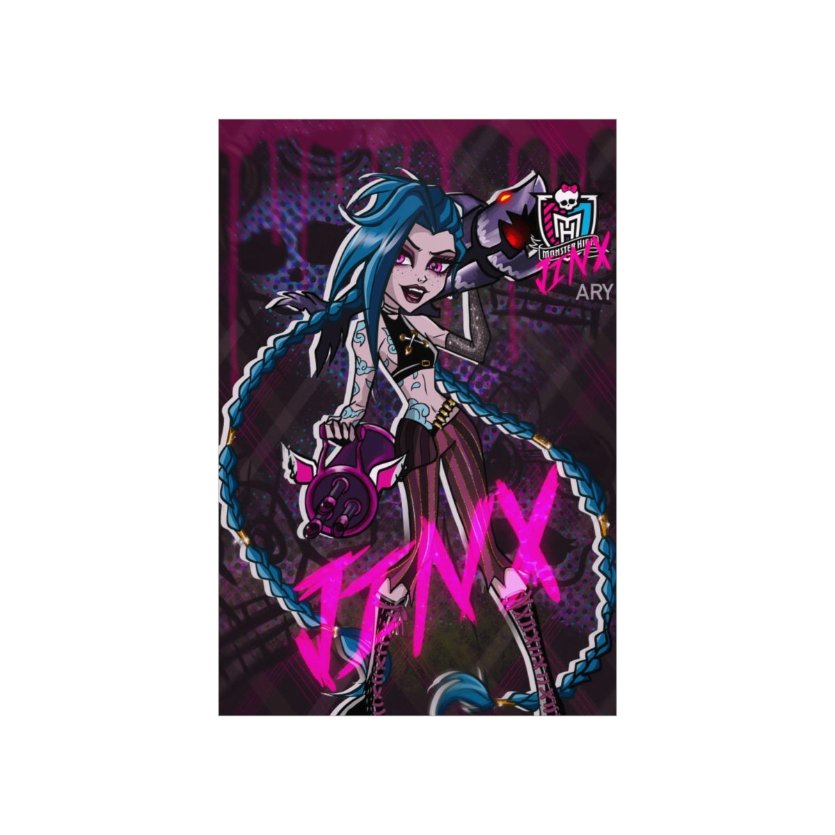 Jinx X Monster High Fanart