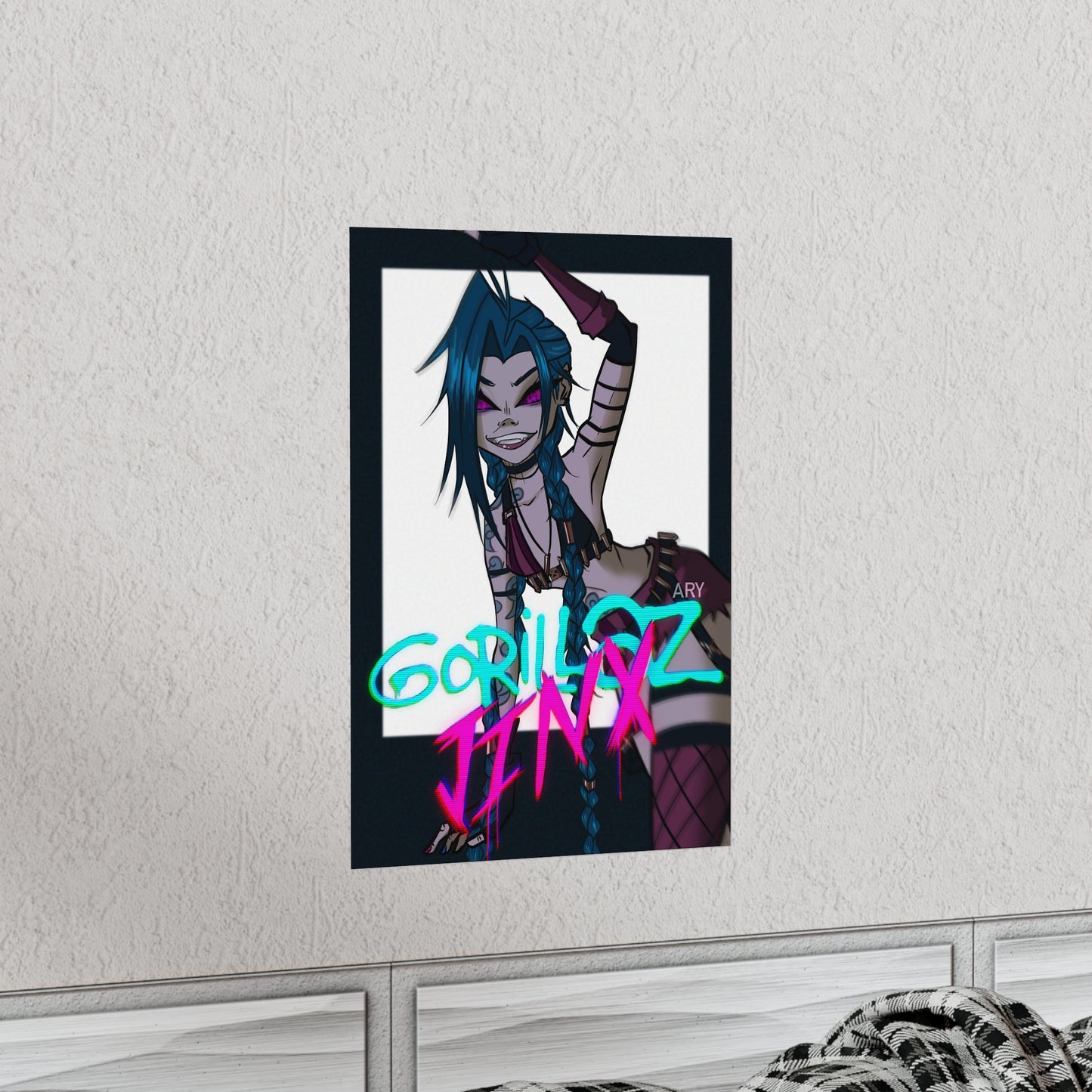 Jinx X Gorillaz Fanart