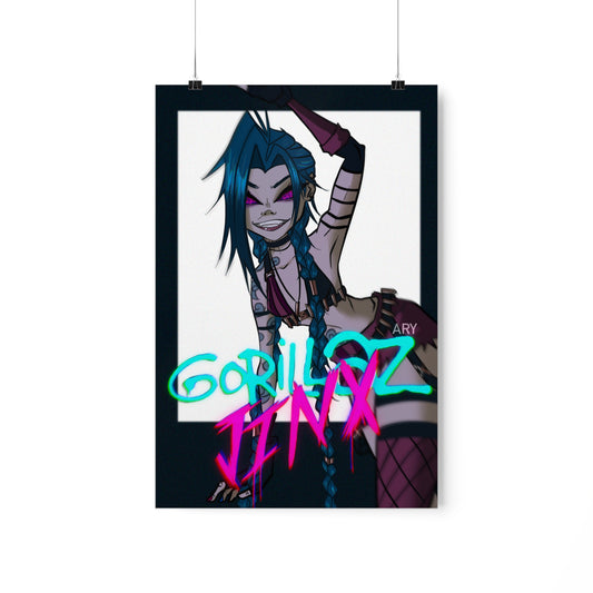 Jinx X Gorillaz Fanart